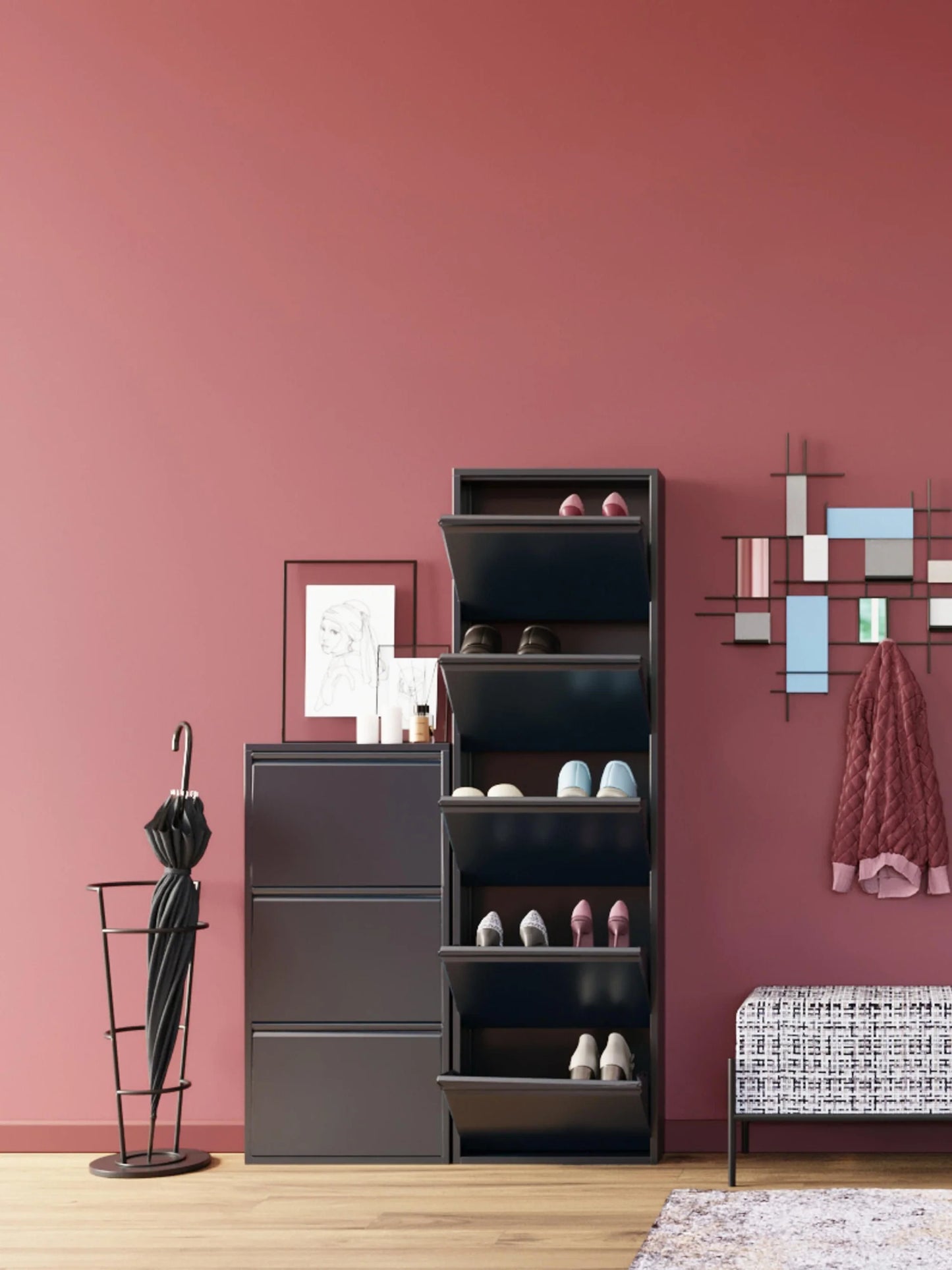 Caruso | Shoe Rack